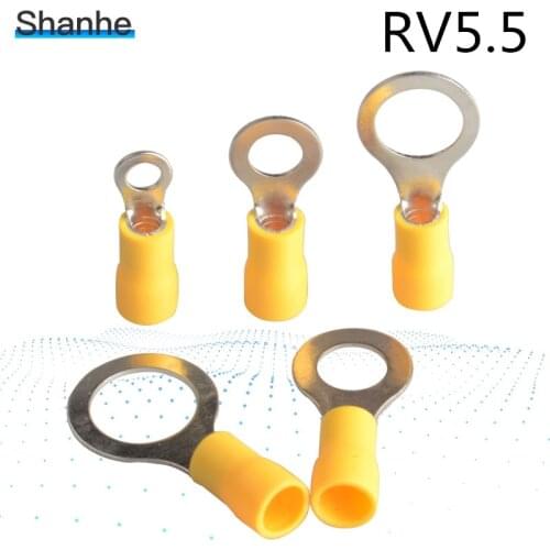 RV5.5-4 RV5.5-5 RV5-6 RV5.5-8 RV5.5-10 Cold pressed terminals Cable Wire Connector Insulated Terminals
