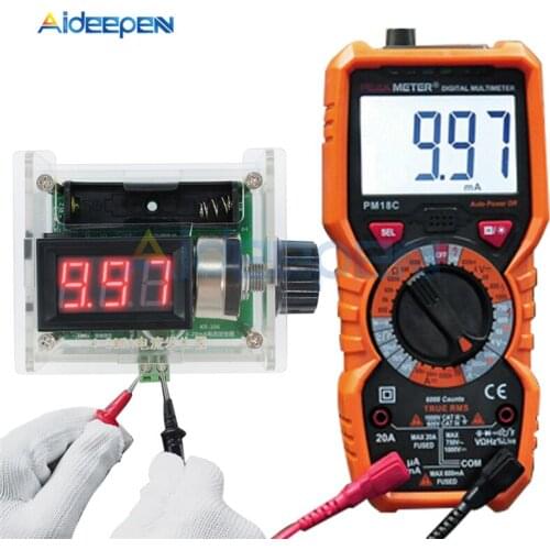 4-20ma LED Digital Current Signal Generator Handheld Analog Generator Rechargeable DC 5V 12V 24V For Meter Test PLC Debugging