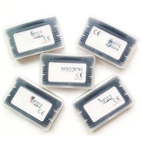 Fantasy 1 2 4 5 6 Tractics ENG/FRA/DEU/ESP/ITA Video Game Cartridge Console Card for 32 Bit Handheld Player Console System