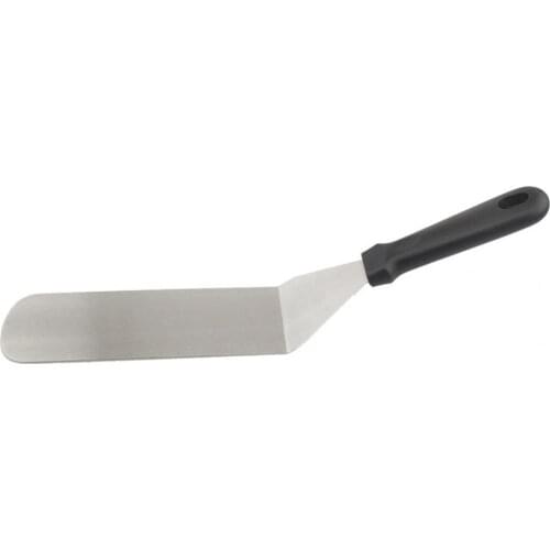 Grill Shovel Wear-resistant Rustless Durable Stainless Steel Grill Fork Tong Scraper for Barbecue