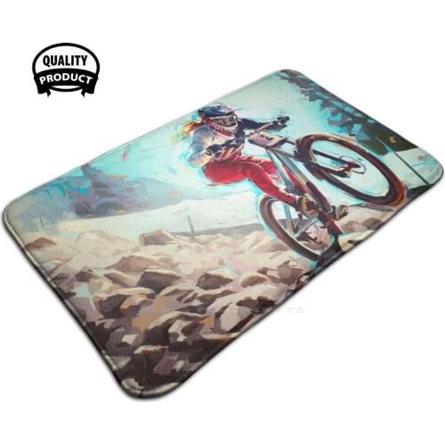 Rachel Atherton 2018 World Champion Comfortable Door Mat Rug Carpet Foot Pad Bike Bicycle Mountain Mountainbike Moto Rider Tri