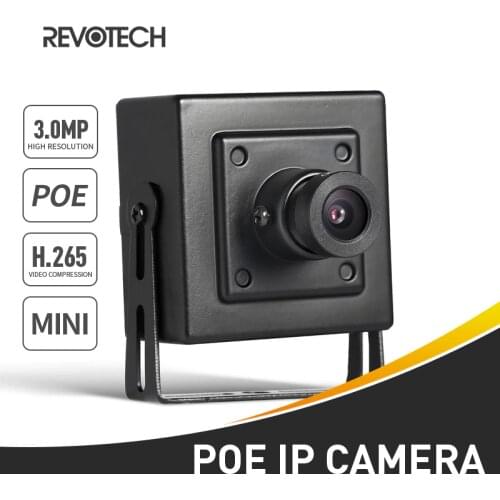 H.265 POE HD 3MP Mini Type IP Camera 1296P / 1080P Indoor Security ONVIF P2P CCTV System Video Surveillance Cam