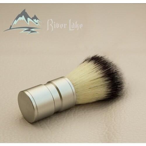 New Mens Gift Silvertip Badger Hair Shaving Brush Stainless Metal Handle Barber Tool Comfortable Shave