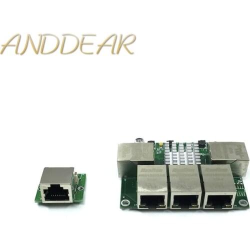 Industrial Ethernet Switch Module 5 Ports Unmanaged10/100/1000mbps PCBA board OEM Auto-sensing Ports PCBA board OEM Motherboard