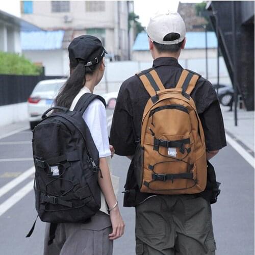 Men Women Adults Skateboard Backpack Skating Accessories Double Rocker Skate Board Bag Oxford Large Capacity Longboard Backpack