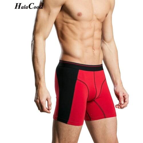 Long Boxer Fashion Sexy Hot Sell Summer Man Cotton Underwear Male Large Panties Mens Boxers Shorts Rise Bulge Pouch Underpant