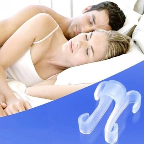 1PCS Silicone Anti-Snoring Device Snore Stop Anti-Snoring Apnea Nose Breathe Clip Stop Snore Device Sleeping Aid Healthy Care