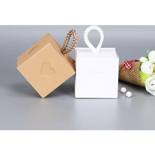 10pcs Paper Boxes Gift Packaging Box Gift Candy Bar Party Wedding Gift Storage Box Apple Chocolate Cookie Box Packaging Supplie