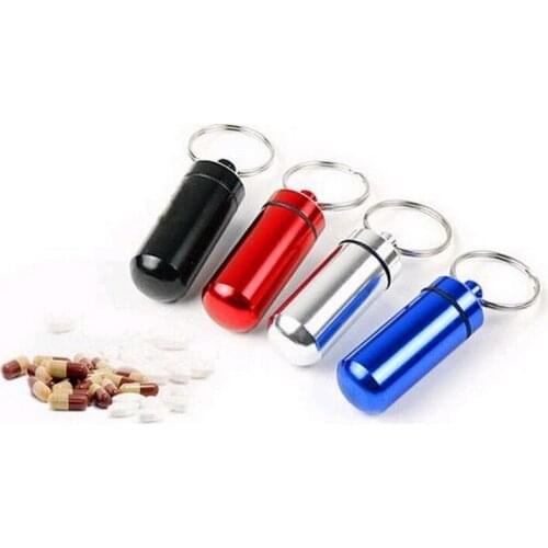 200pcs/lot Micro Pill box case Cache Container Outdoor Survival WaterProof Pill Case