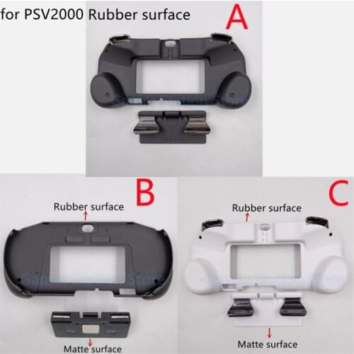 3sets For PSV 2000 PSV2000 PS VITA 2000 L3 R3 Back Button Module Hand Grip Handle Joypad Stand Case with L2 R2 Trigger Button