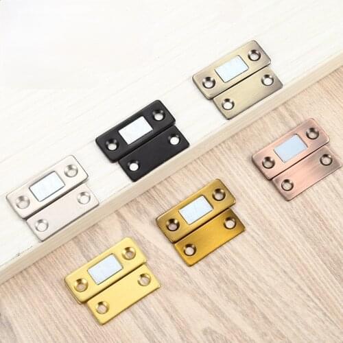 8 Sets Strong Magnetic Door Closer Cabinet Door Catches Latch Furniture Doors Magnet Stop Cupboard Ultra Thin