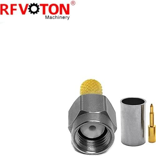 Free shipping 10pieces RF coax cable RG223 RG142 RG400 RG303 for SMA male plug Stainless Steel connectors