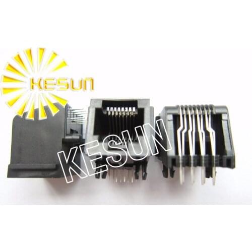 FREE SHIPPING 20PCS x 57-8P8C-L RJ45 PCB Right Angle Modular Female Network Socket LAN Connector