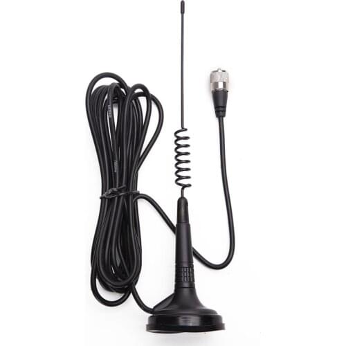 Wireless CB Magnetic Antenna 26-28MHz CB Radio Antenna 30W Coaxial Cable RG-58U 4M Center 27MHz Base-Load Small Mount