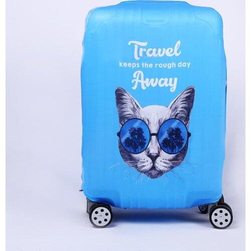 2020 Hot 3d Camera Thicker Travel Luggage Protective Cover Suitcase Case Travel Accessorie Elastic Apply To 18-32inch Suitcase