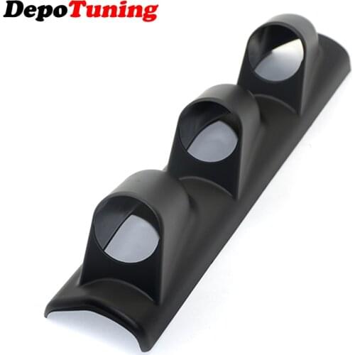 DepoTuning 2" 52mm Universal A-PILLAR Three Holes Dash Gauge Pod Mount Holder Left Hand Drive