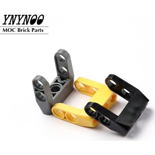 20Pcs/lot Hig-Tech Parts 87408 Pin Connectors Toggle Joint Smooth Double with Axle and Pin Holes MOC Building Blocks Bricks Toys