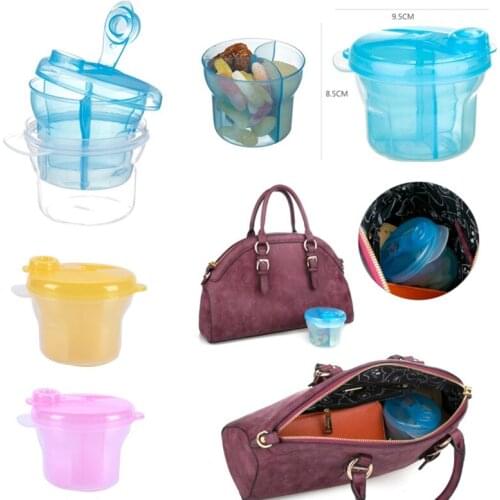 Milk Powder Formula Dispenser Food Container Infant bean Storage Box for Kids Baby Care Travel Bottle breast milk storage bag