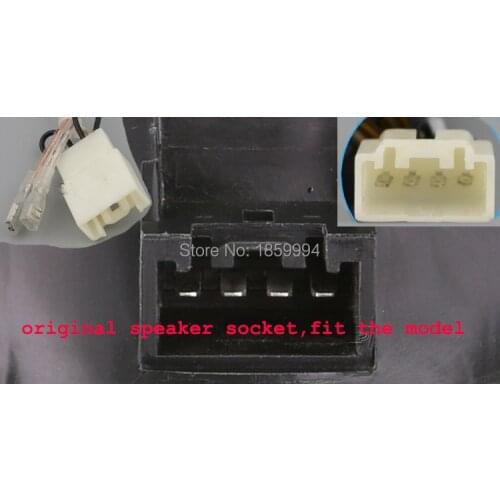 For MAZDA cx-5 cx5 Atenza Axela Stereo Speaker Wire Harness Adapter Plugs cable socket without damaged 4pcs/lot