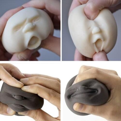 Giant Squishy Face Human Funny Ball Pressure Wreak Reduce Anti-Stress Toy Funny Squishy Toy Stress Relief Toy for Adult