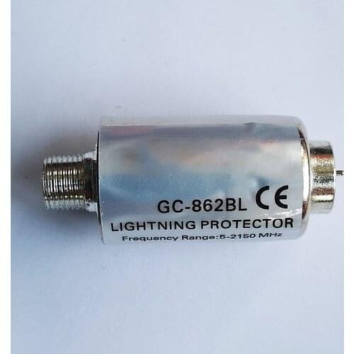 Coaxial Surge Lightning Protector for Cable TV Surge Lightning Protector for Coaxial TV Antenna and Satellite In-line 5-2150MHz