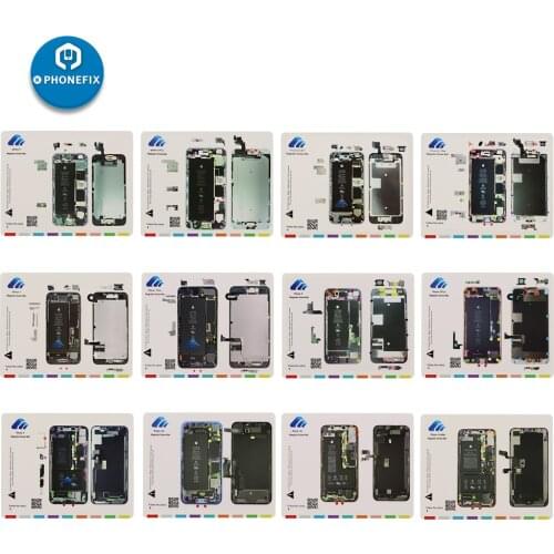 Magnetic Screw Mat Metal Components Repair Tool Absorption for iPhone 11 XS MAX X 8 Teardown Guide Pad Opening Repair Work pad