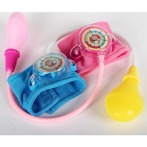 Simulated Blood Pressure Cuff Monitor Doctor Pretend Play Kids Education Toy