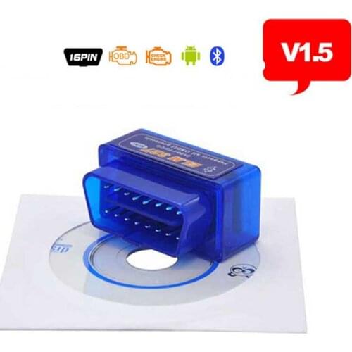 A++ Quality Mini Tester OBD 2 Auto Diagnostic Scanner Newest Original V1.5 Super Mini ELM327 OBD2 OBD II Bluetooth ELM 327