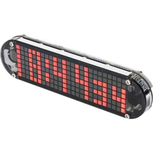 DS3231 Multifunction Alarm Clock LED Dot Matrix Animation Effects DIY Kit Gifts