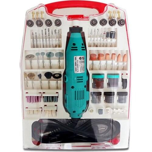 Multi-function 180W Electric Grinding Machine Set 266 In 1 Handheld Grinder Machine Kit DIY Carving Polishing Grinding Drilling