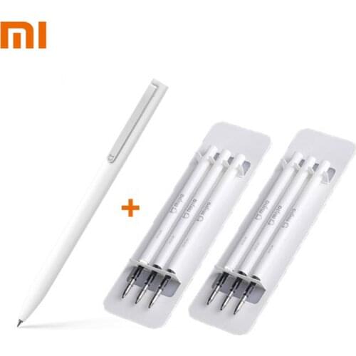 Original Xiaomi Mijia Refills for Xiaomi Sign Pens Replaceable Refills Smooth Switzerland Refill Japan Black Ink For Mi Pens