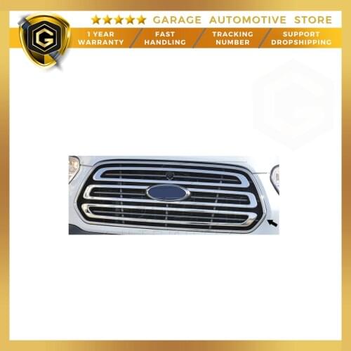 For Ford Transit Chrome Front Grille Frame 2 Piece 2014 Above