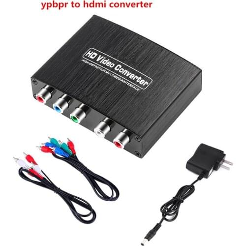 1080P HDMI to RGB Component 5 RCA YPbPr Video + L/R Audio Converter Adapter TV PC
