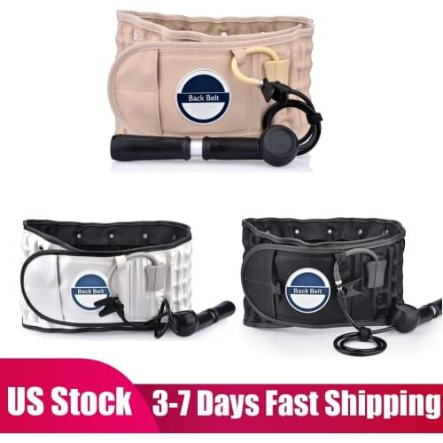 Lumbar Traction Belt Decompression Back Belt Brace Lower Lumbar Support For Back Pain Relief Unisex Waist Pain Release Massager