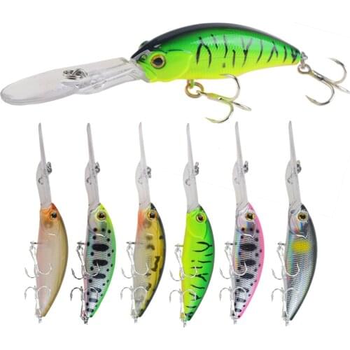 Wobblers Jerkbait 6 Colors 9.5cm 8g Hard Mini Bait Small Minnow Crank Fishing lures Bass Fresh Salt Water Tackle Sinking Lure