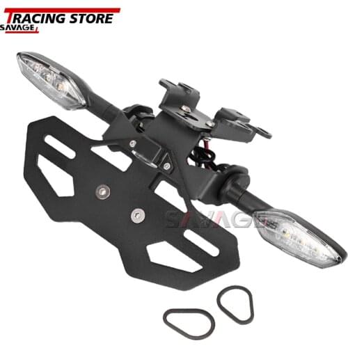 Fender Eliminator Kit For YAMAHA MT-07 FZ-07 MT FZ 07 2014-2021 Motorcycle Accessories Rear Tail Tidy LED Licence Plate Bracket