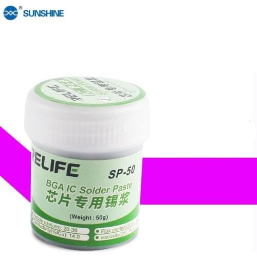 SUNSHINE SP-50 Special Lead Solder Paste 158 Degree BGA Tin Paste for Phone Circuit Repair Welding Tools
