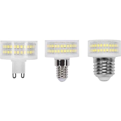 LED BULB Dimmable G9 110V 220V 12W 90LEDS SMD2835 No Flicker LED Light Lamp 900LM Chandelier Light Replace 100W Halogen Lighting