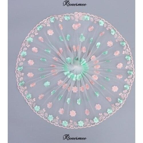 30Yard Yarn hair Pad Tablecloth Stereotyped Yarn Embroidery Lace Home Textile Toy Car Doll Skirt Mesh 21cm