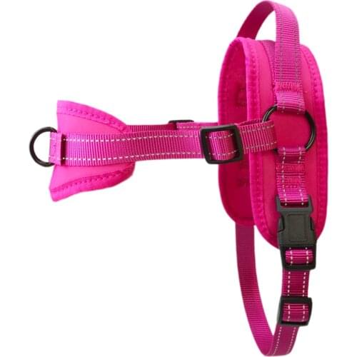 Comfort Padded Dog Harness No Pull Reflective Adjustable Nylon Pet Vest Harness Outdoor Walking for Small and Large Dogs