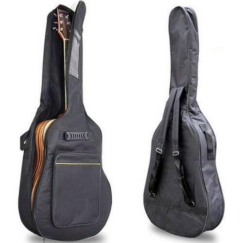 Ultralight Thickening Backpack Double Straps Waterproof Acoustic Guitar Bag Pad Oxford Soft Case for 40 41 Inch Guitar Gig Bag
