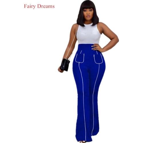 Afirca Lady Clothing Fashion Top and Pants African Women Clothes Slim Fit Casual Plus Size Trousers Elegant Temperament Commute