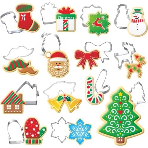 1pc Cookie Cutter Biscuit Press Stamp Embosser Sugar Pasty Cake DIY Baking Mould Accesorios Multi Patterns Baking Tools