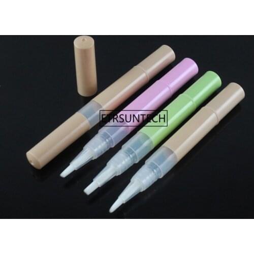 10/30/50pcs 3ml twist up lip gloss/nail polish pen, Nail nutrition Oil Pen bottle,Teeth Whitening Pen bottle F3751