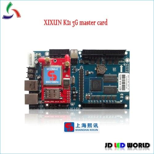 K21 XIXUN 3G GPRS wireless cascade video led screen controller card sending card