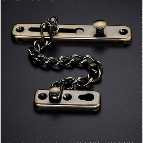 Solid SUS304 Stainless Steel Casting Heavy Duty Robust Door Chain Security Lock Chain Door Safety Guard Chain House Protection