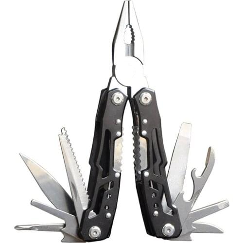 Multifunction Stainless Steel Multi-tool Pocket Knife Pliers Folding Pliers Mini Portable Folding Pliers T4025 Multifunctional