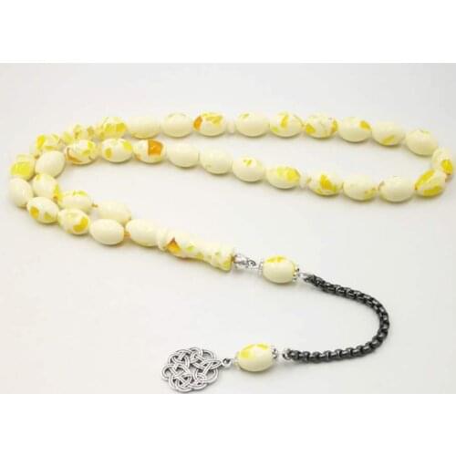 2019 Style tasbih 33 45 66 99 beads Gift for Eid al-Adha Metal Trabzon tassel Mans islam bracelet Misbaha