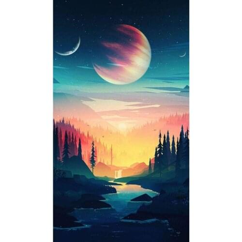 2021 Top Painting By Number Set 50x60 Without Hoop and Brush Cotton Canvas Art Fun Style Free Shipping Fast Delivery Hot Sale