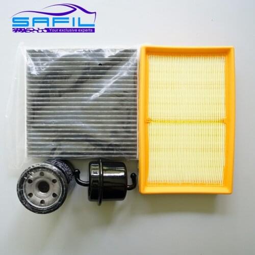 Set four filters for SUZUKI swift 1.5 13780-62J00-000 95860-63J10-000 15403-77J00 15208-53J00